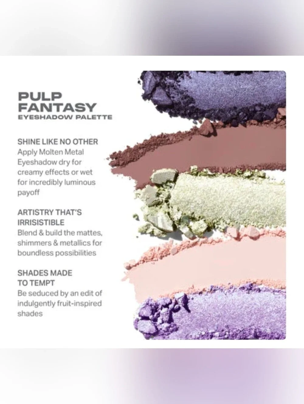 Morphe “pulp fantasy”